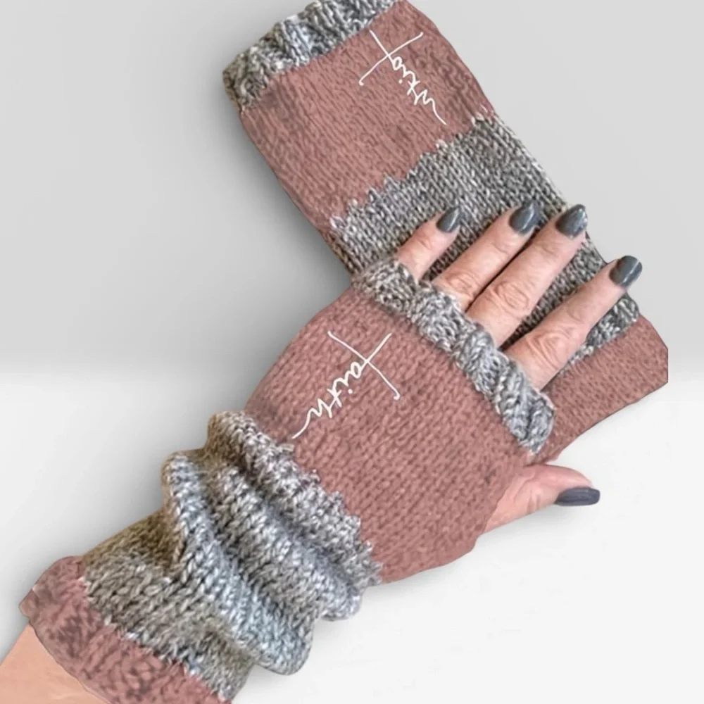 Faith Fingerless Gloves Hand Warmers